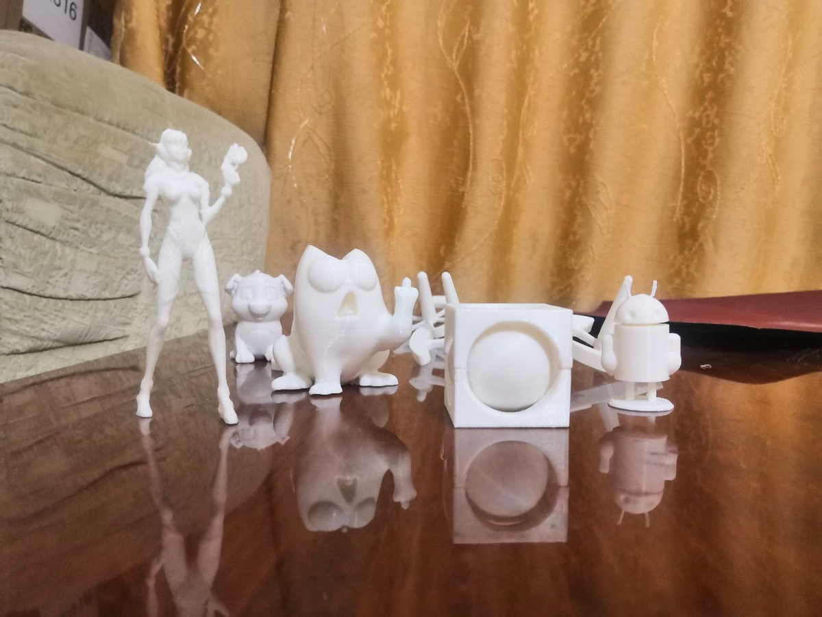                                                Мои первые модели на принтере