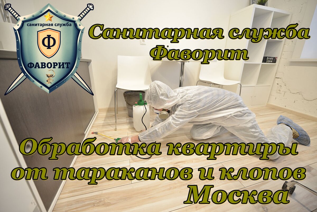 Дезинсекция. Обработка от тараканов и клопов