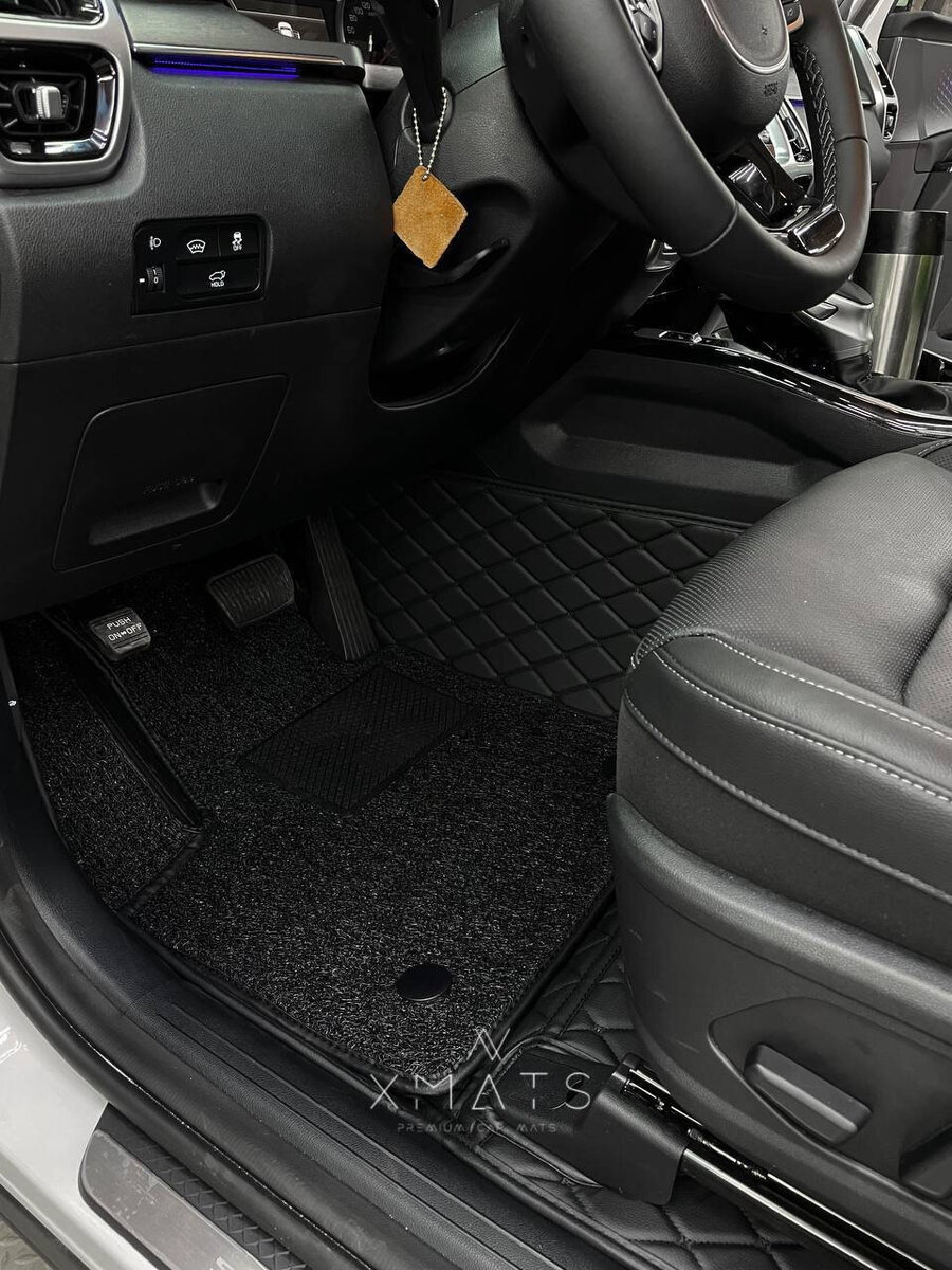 3D коврики из экокожи на KIA Sorento MQ4
