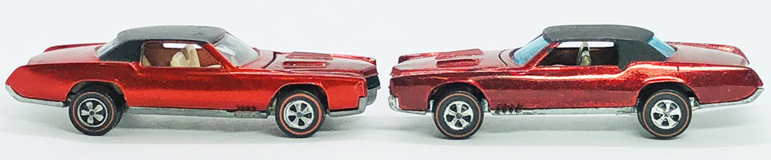  1968 Custom Eldorado: US (L) : Hong Kong (R)