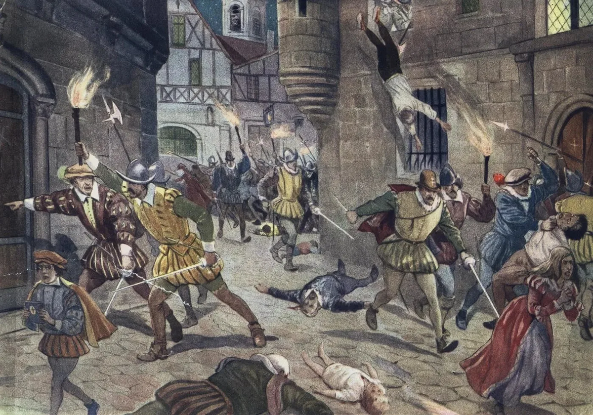 450 лет назад, накануне дня памяти святого Варфоломея (24 августа) в Париже началось жестокое истребление протестантов католиками.-2