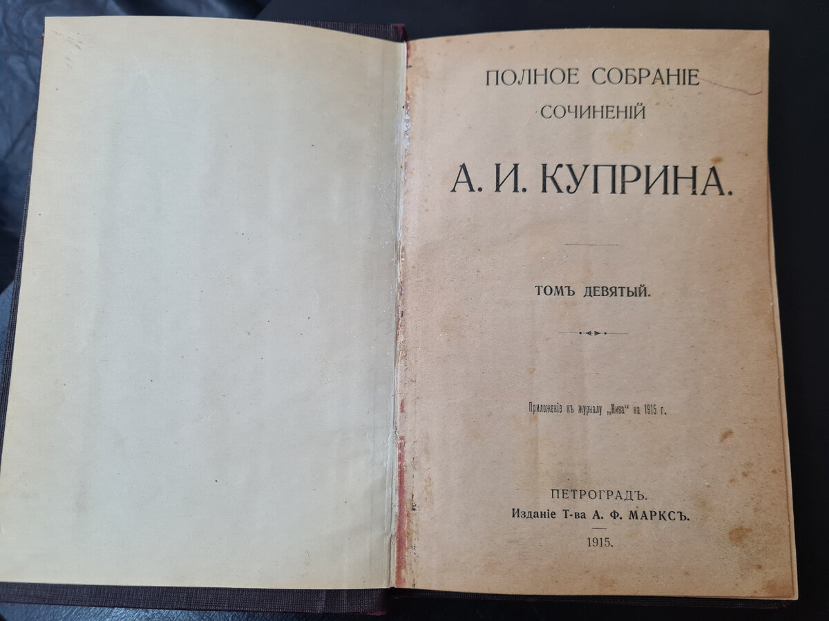 Литературный музей получил в подарок два издания с сочинениями писателя-земляка Александра Куприна.-2