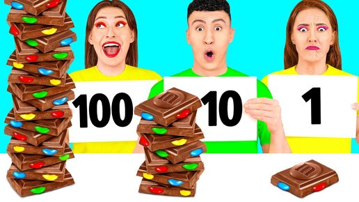 100 слоев еды Челлендж от RaPaPa Challenge