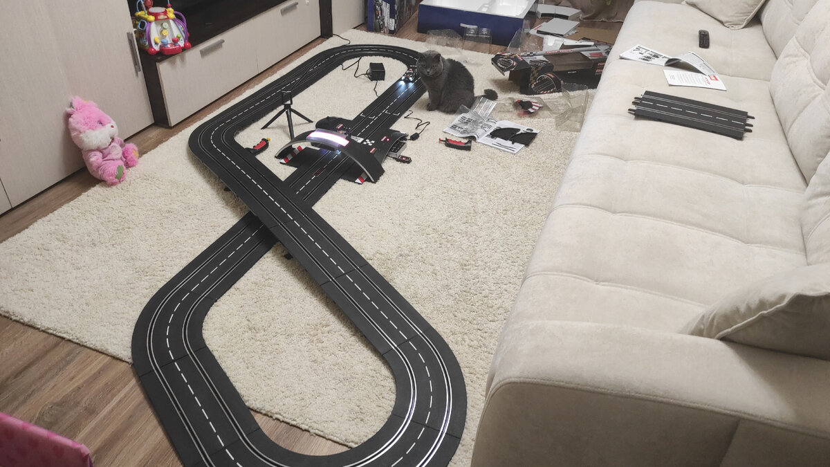 Сборка трека из стартового набора дома