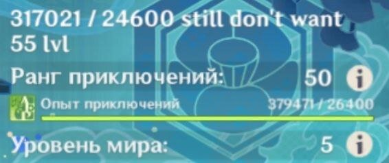 Скриншот моего профиля из игры