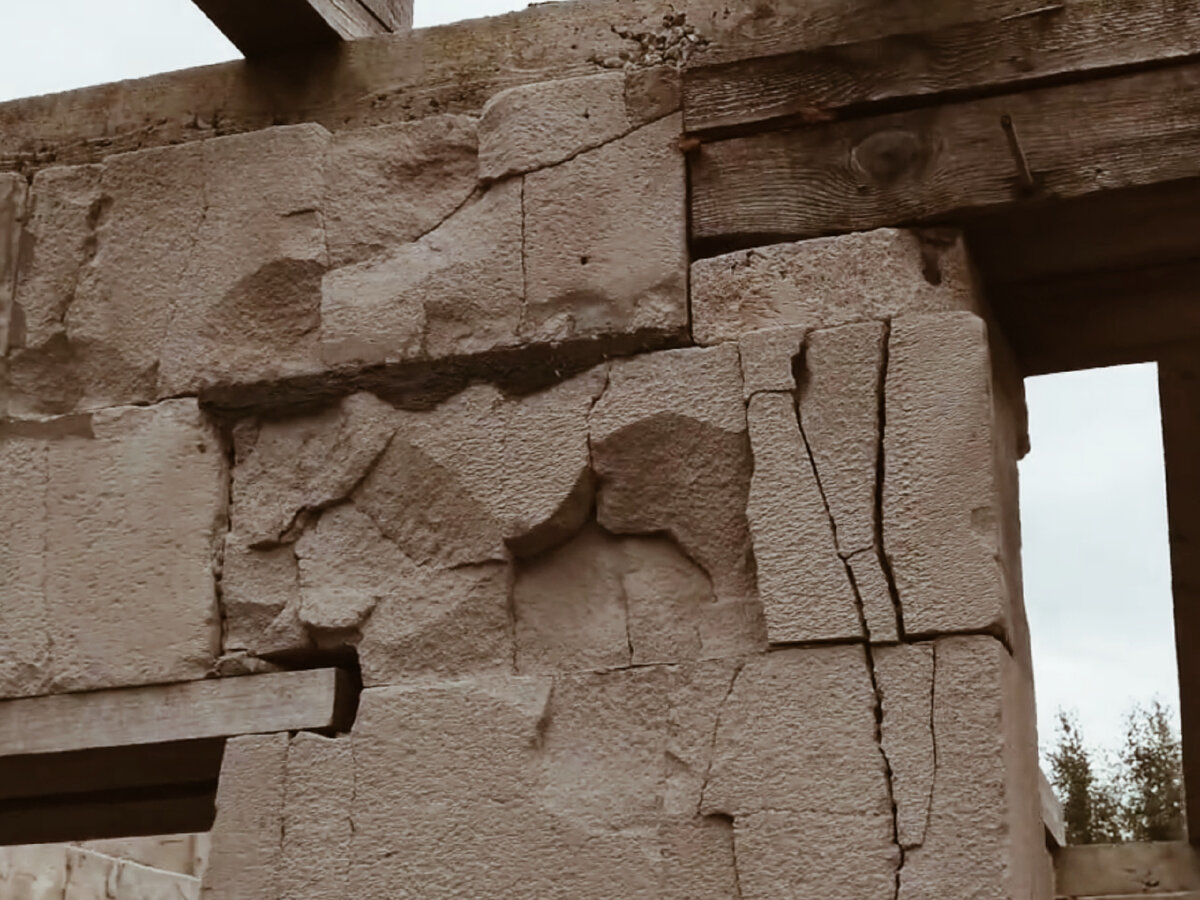 Разрушение газобетона - фото из сети