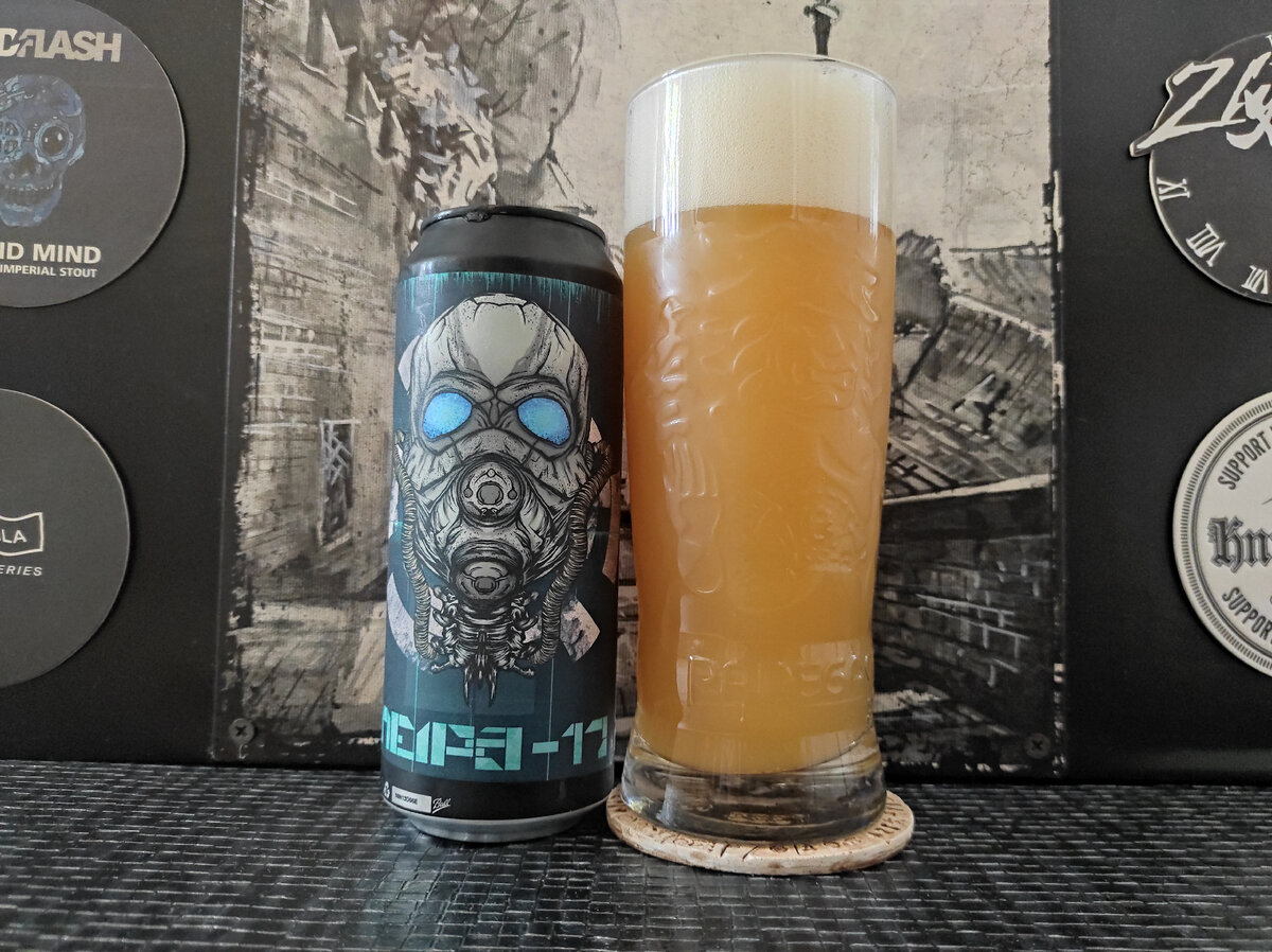 NEIPA-17 в бокале Radegast