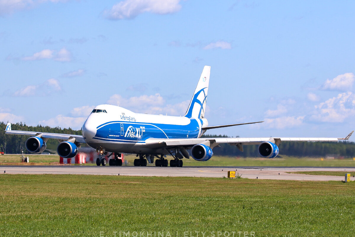 Boeing 747-400ERF в «Шереметьево», 2019 год