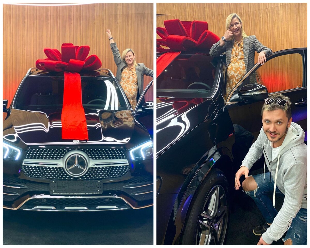 Мерседес - подарок на 35-летие Татьяны Волосожар. Источник: Инстаграм @fire_bird