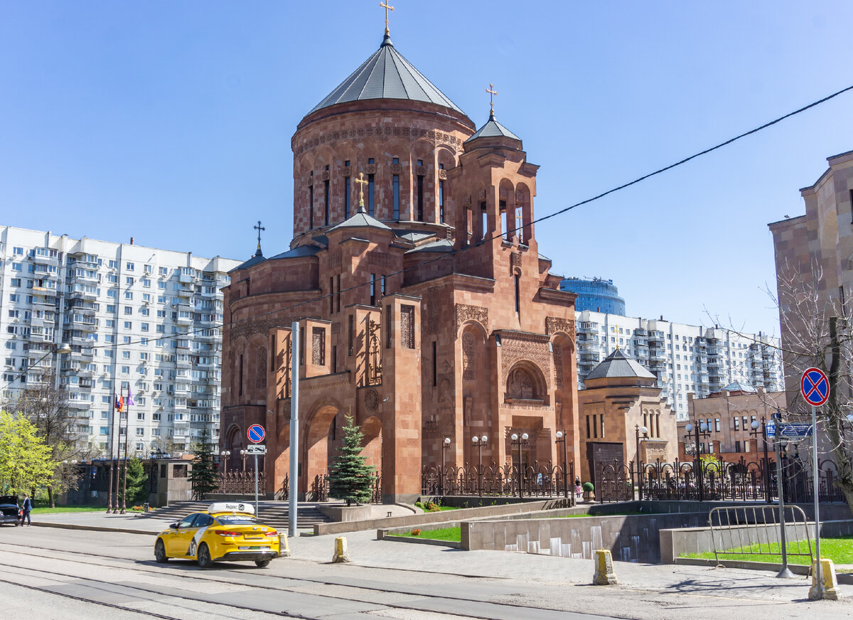 Армянский храмовый комплекс олимпийский просп 9 фото Armenian Temple Complex, armenian apostolic church, Moscow, Olimpiysky Avenue, 9
