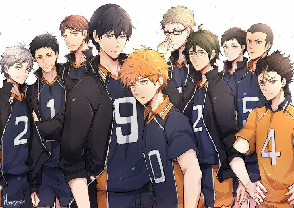 Это все игроки карасуно 