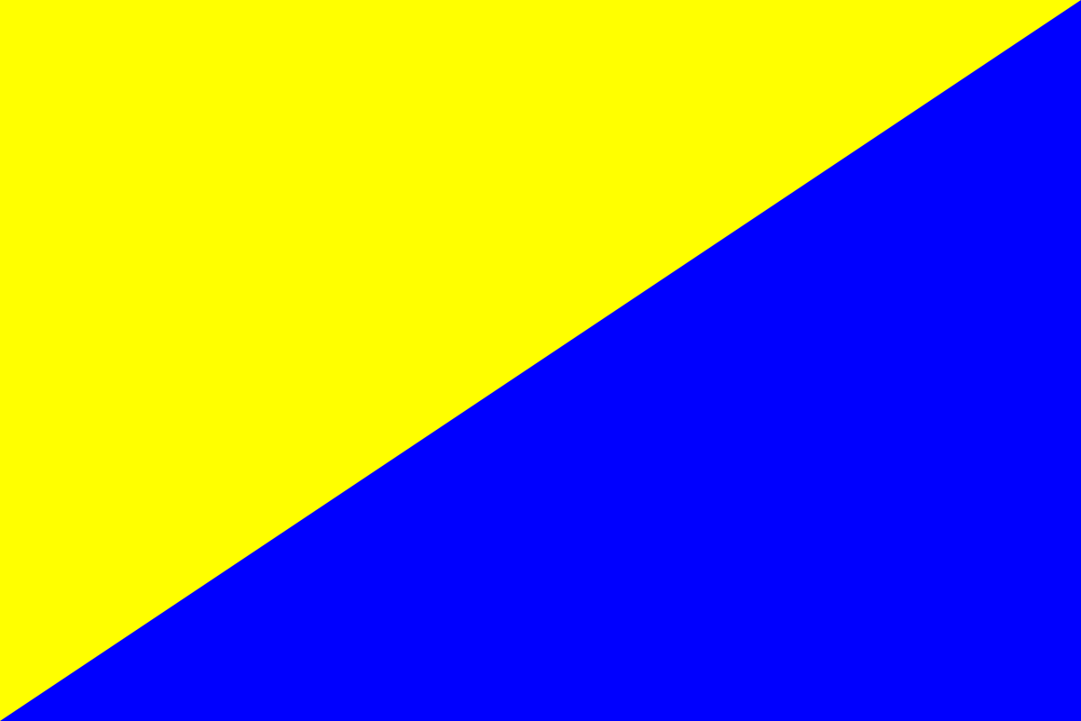 Флаг с цветами синий желтый