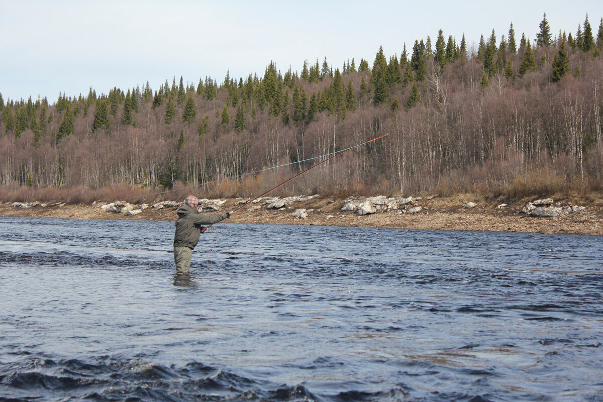 Искусство нахлыстовых забросов отрабатывают годами.
