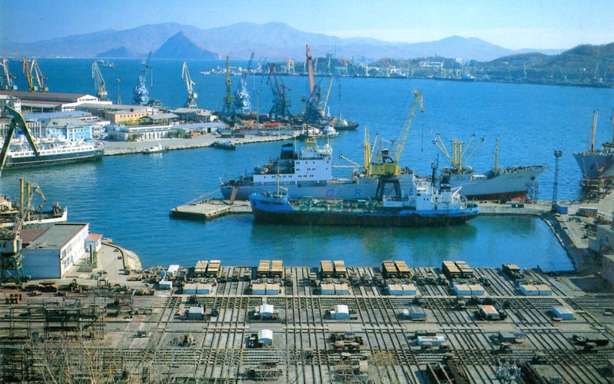 Порт  Восточный, в Приморском крае России.  фото: картинки яндекса. 