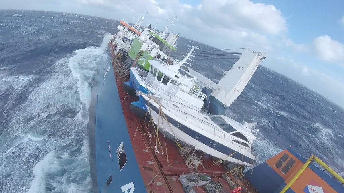 Судно норвежское море