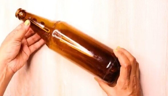 Готовим бутылку к дальнейшей работе