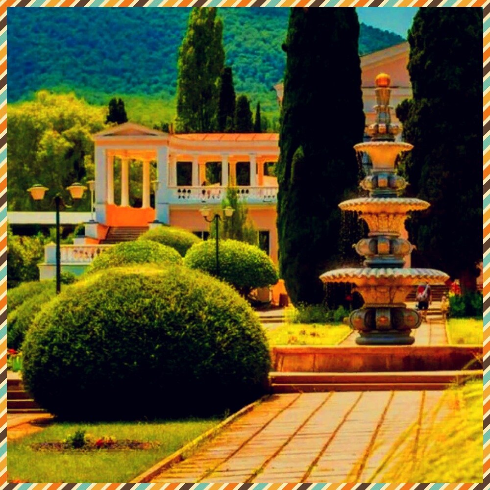 Полуостров Крым. Красавица Алушта - Пансионат "Алушта".