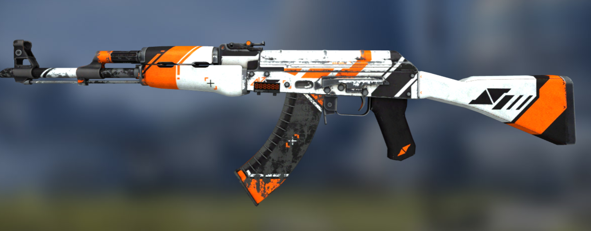 максимально изношенный AK-47 | Asiimov (Battle-Scarred)