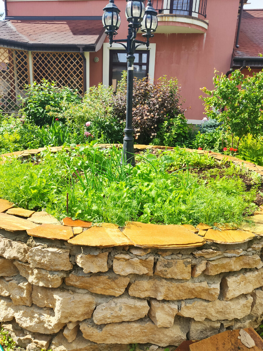 Круглая грядка