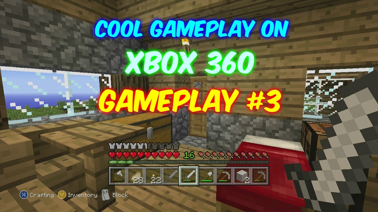 Minecraft - Gameplay no Xbox 360 