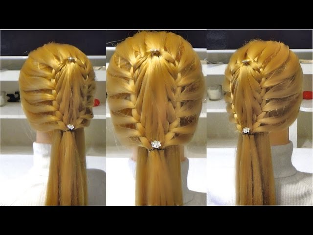 Косички на средние волосы: варианты плетения с фото и видео