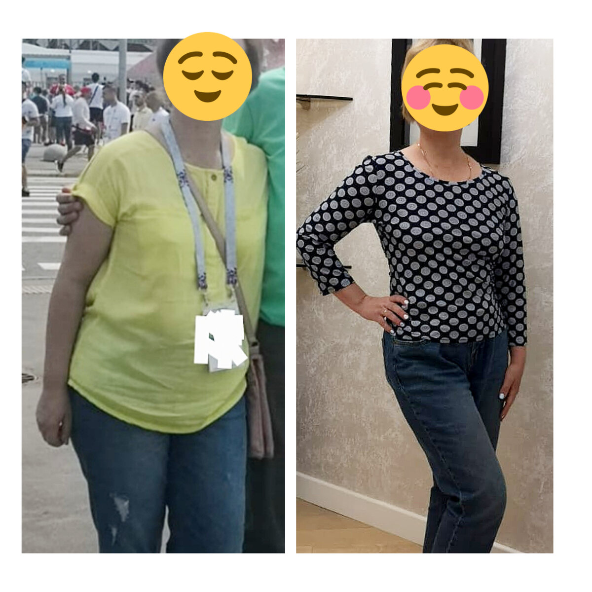 Результат налицо! Само лицо закрыто по просьбе Ольги. Фото автора. 