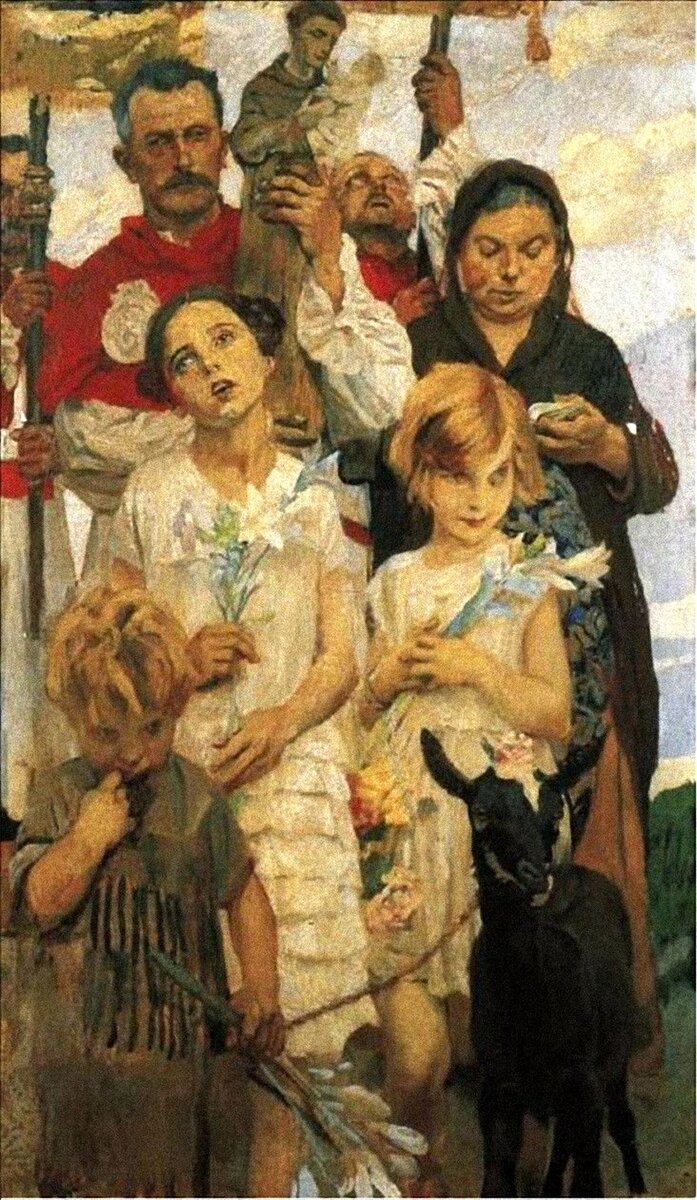 Этторе Тито 1859-1941. Цветок