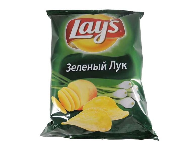 Зеленый лук чипсы фото