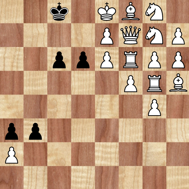 Ход белых. Ничья!!