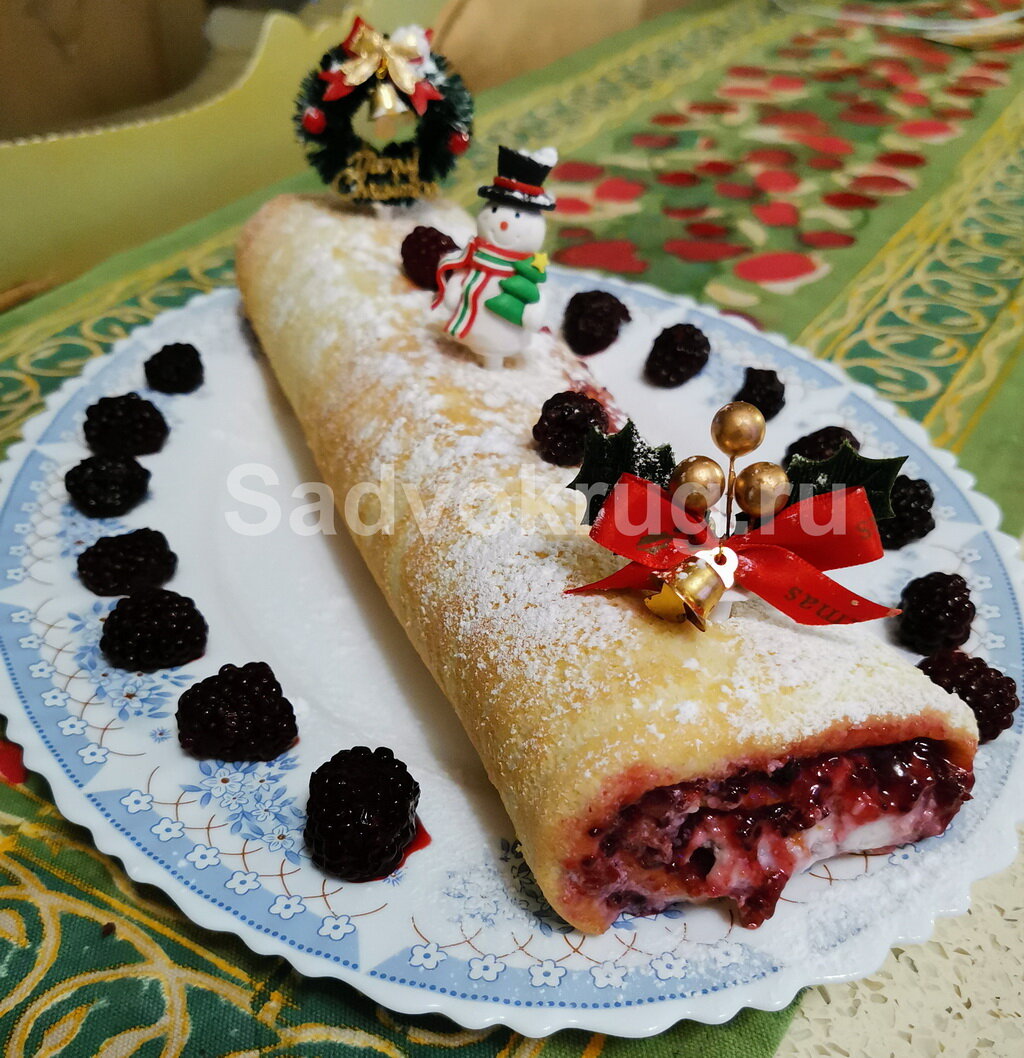 Наше рождественское полено.