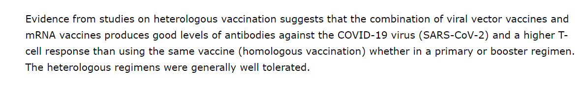 Ученые выяснили, что эффективнее против коронавируса работает смешанная вакцинация
