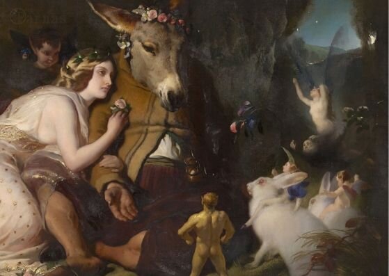 Сон в летнюю ночь. Фрагмент. Эдвин Ландсир
