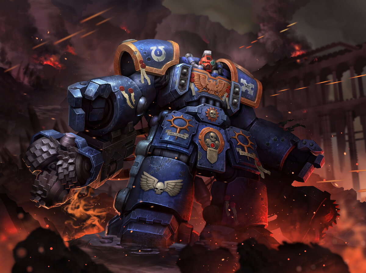 Warhammer 40000»: Центурионы. Когда ещё слишком жив для дредноута, но уже  желаешь чего-то покруче силовой брони | #КсенВещает | Дзен