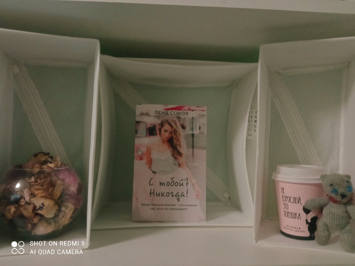 Привет с вами Чацкий ММ! Сегодня рассмотрим книгу , которая ужасно вдохновляет <С тобой?Никогда!> Лена Сокол. 
Всю жизнь над ней издевались из-за пышных форм, но её это не особо интересовало, пока её не предали... И вот взяв всю волю в кулак она пожелала измениться ,и изменилась . Она смогла побороть саму себя и стать тем кем являлась, но только одного она не смогла добиться , пока не произошла встреча изменившая всю её жизнь... 
P. S. эта книга меня ужасно вдохновила и позволила мне не сдаваться и забить на общественное мнение. 