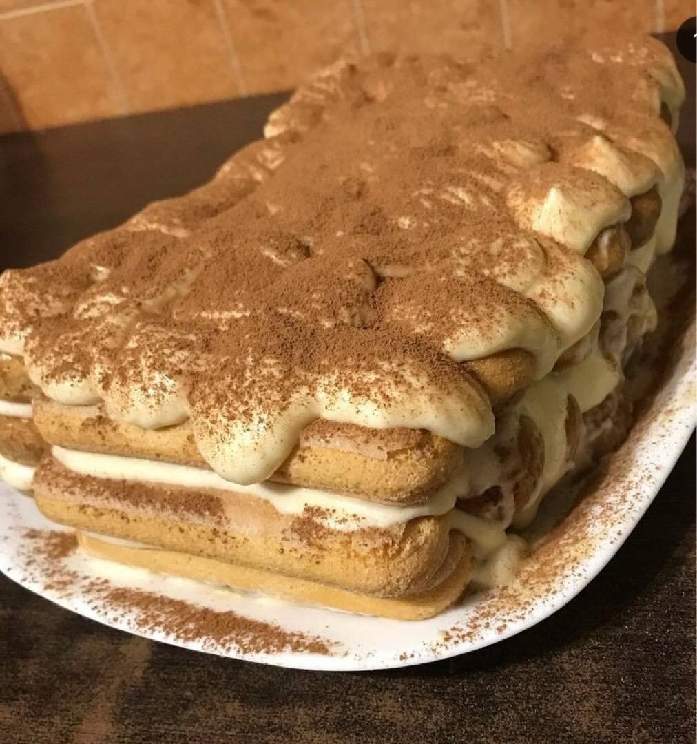 Многослойный итальянский десерт