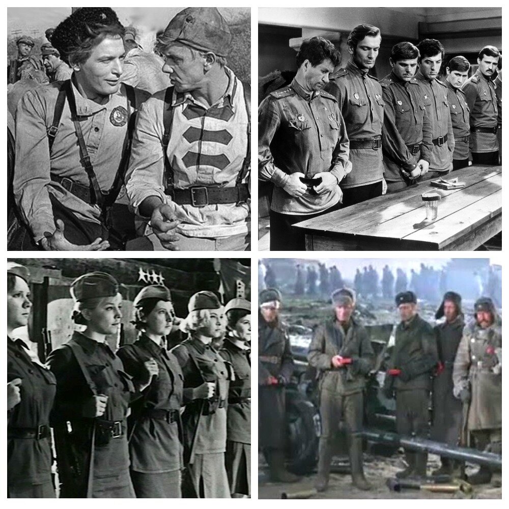 Кадры из фильмов о Великой Отечественной Войне