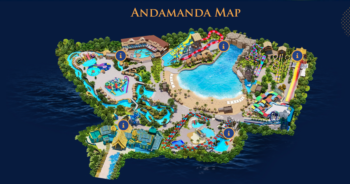 Андаманда аквапарк пхукет. Andamanda карта. Andamanda Water Park Phuket. Andamanda Water Park.