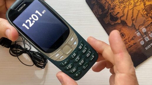 Распаковка кнопочного телефона Nokia 6310