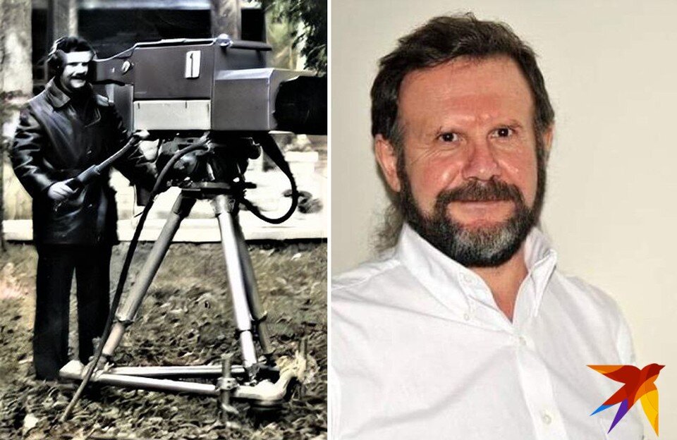     Дмитрий Мазо сейчас и во времена работы на БТ. Фото: личный архив