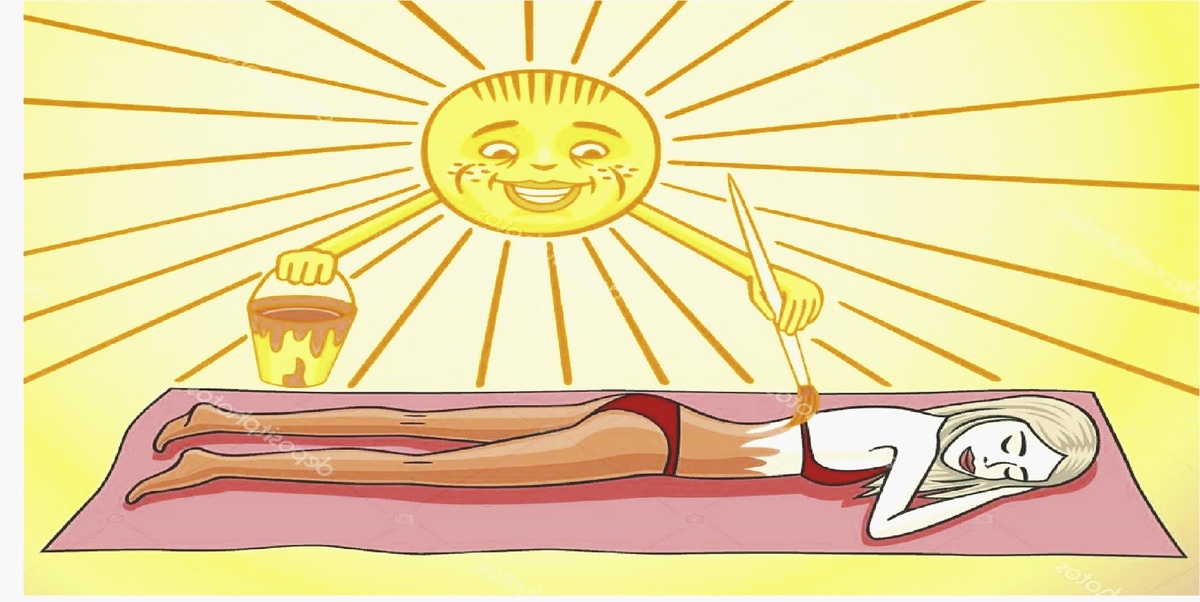 Приятно не только загорать, но и быть загорелой.