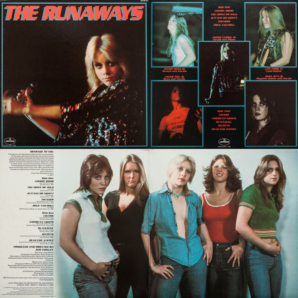 Обложка альбома «The Runaways». www.discogs.com 