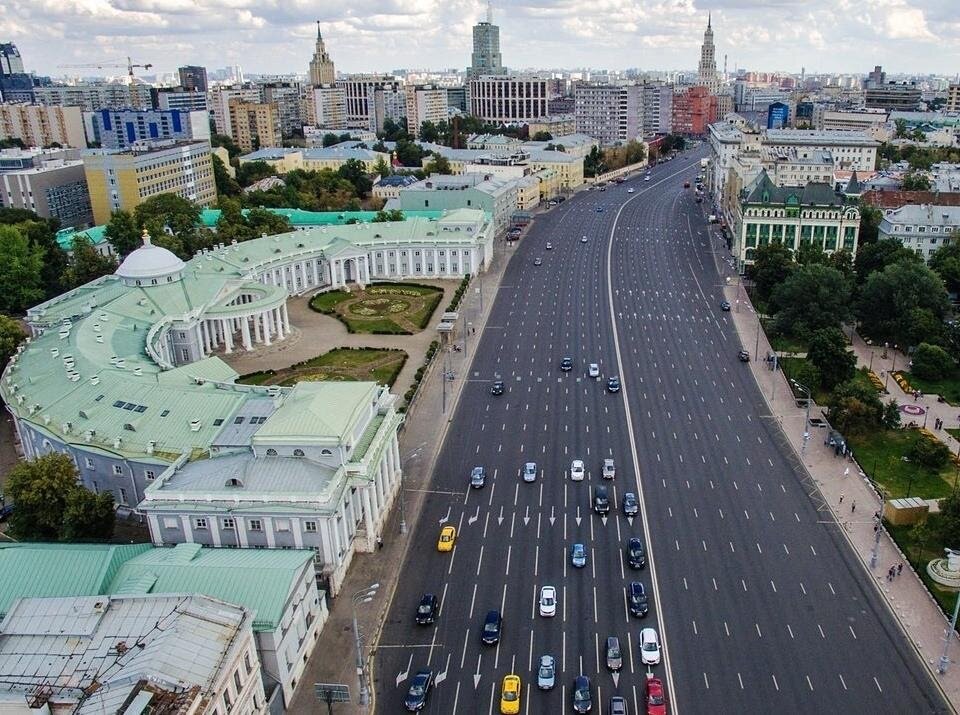 Садовое кольцо в москве фото сверху