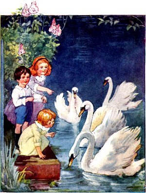 Сказка "Гадкий утёнок" с иллюстрациями М. Винтера и М. Таррант