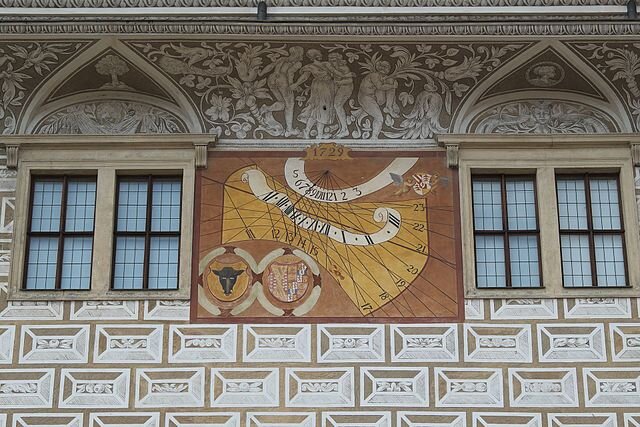 Сграффито на стенах замка в Литомышле (фото с "Вики")