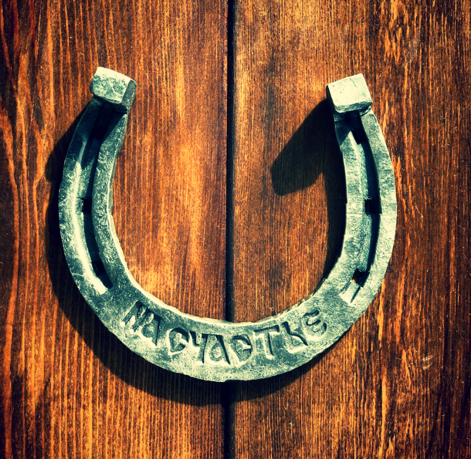 Подкова на счастье.