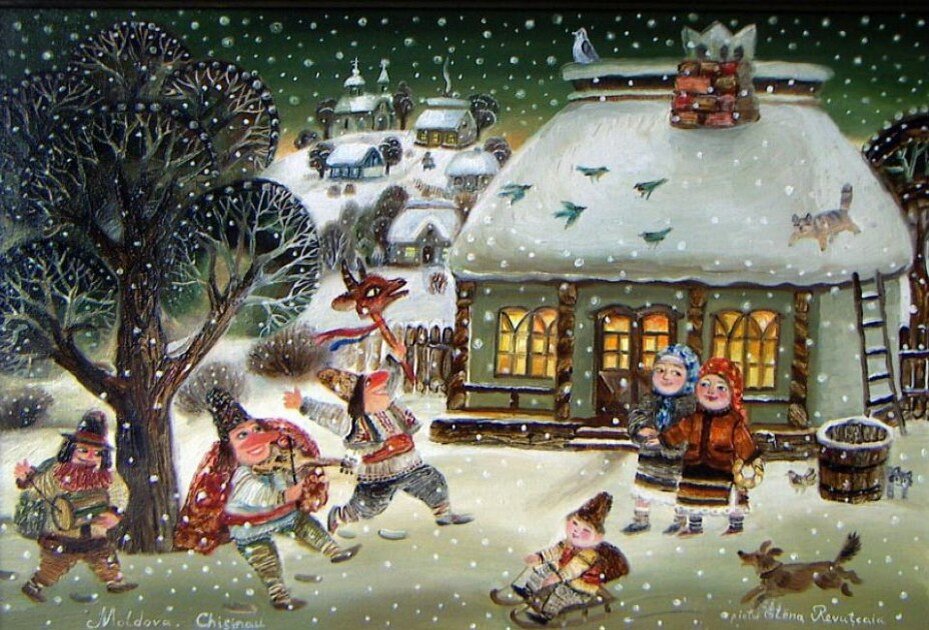  Художник Денисова Святки