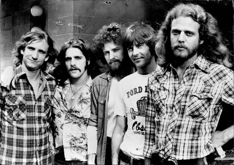 The Eagles.  Джо Уолш первый слева.