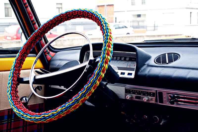 Ретро оплетка руля