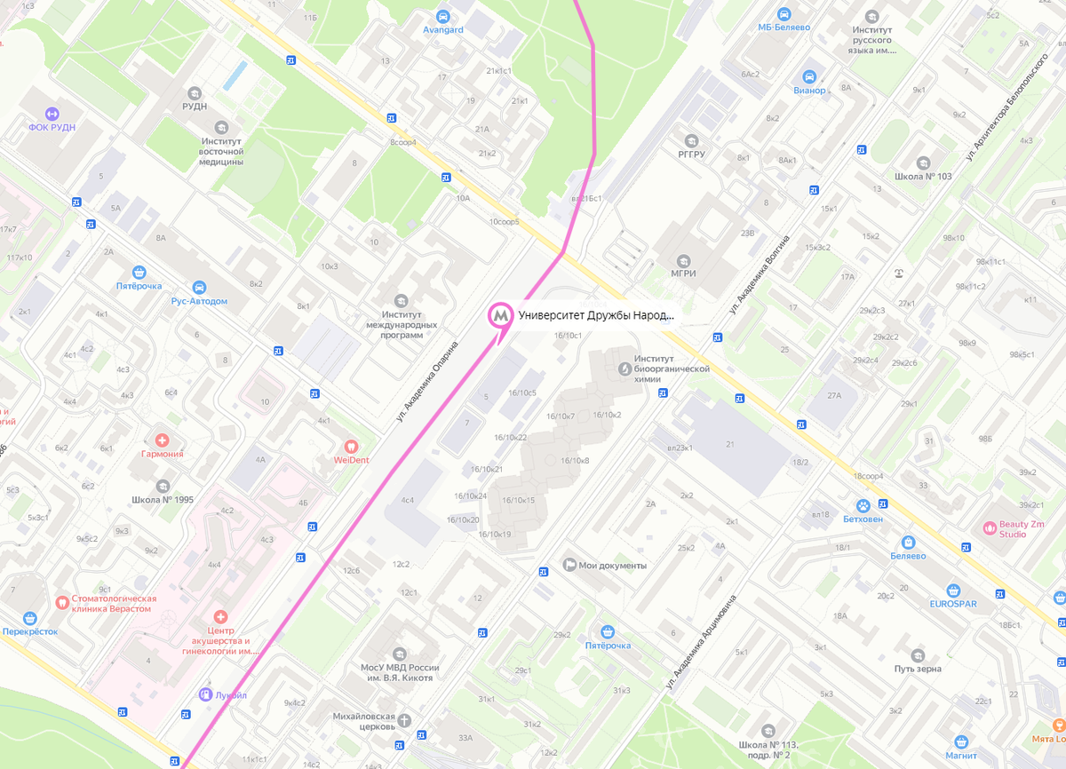 Метро университет дружбы народов на карте. Схема метро университет дружбы народов на карте. Картак глубины Троицкой линии Академический часток.