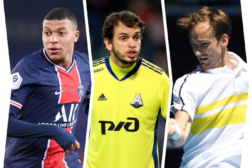 Килиан Мбаппе, Гилерме и Даниил Медведев - ньюсмейкеры минувших суток. Коллаж: "Плеймейкер"